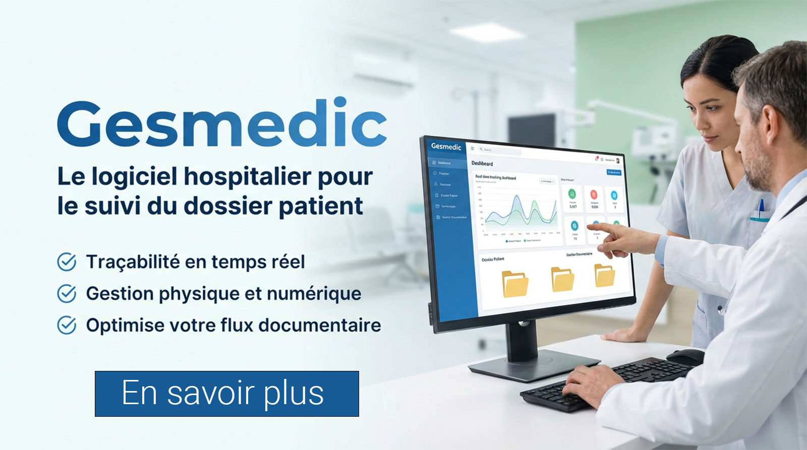 logiciel pour la gestion des dossiers patient Gesmedic