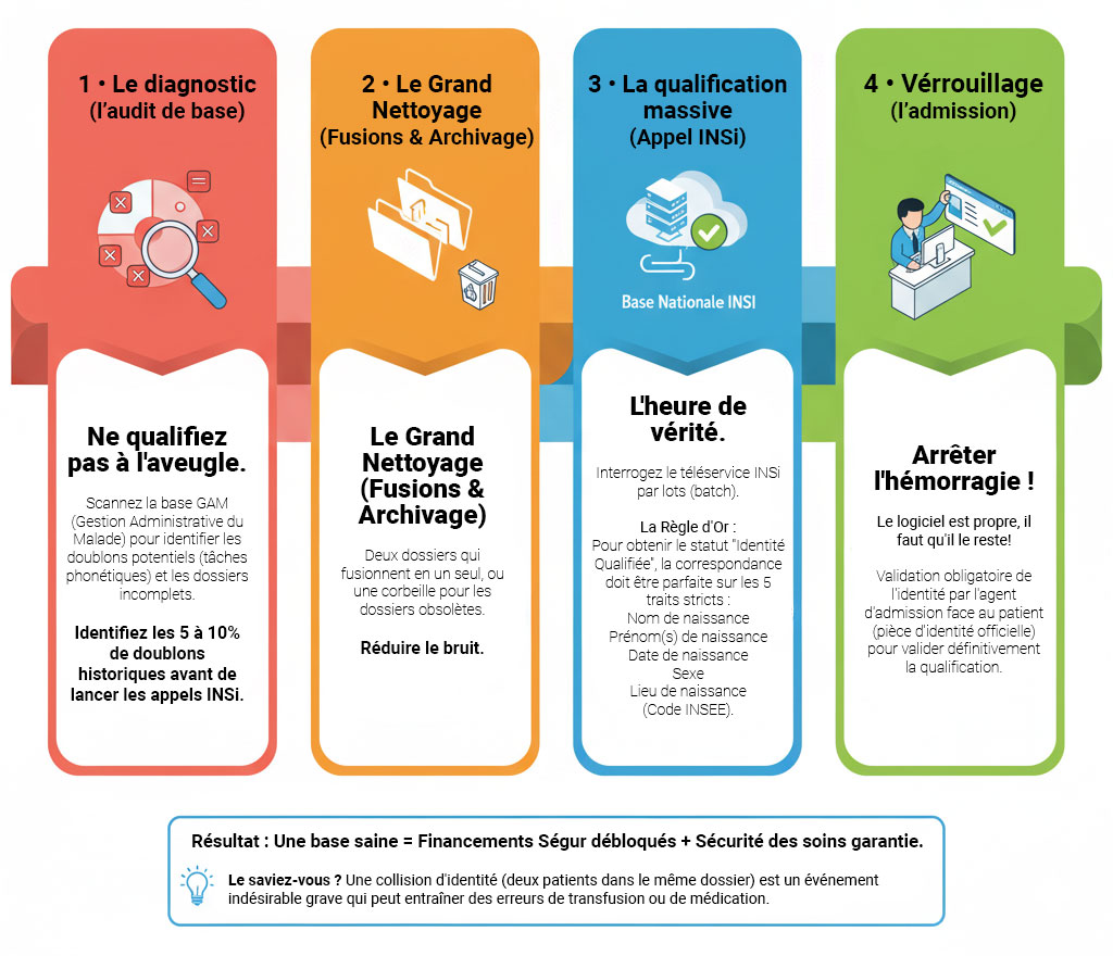 Les étapes pour le nettoyage de votre base de données Segur