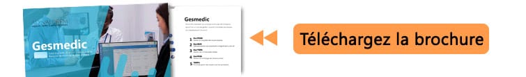 image pour le téléchargement de la brochure du logiciel hospitalier gesmedic